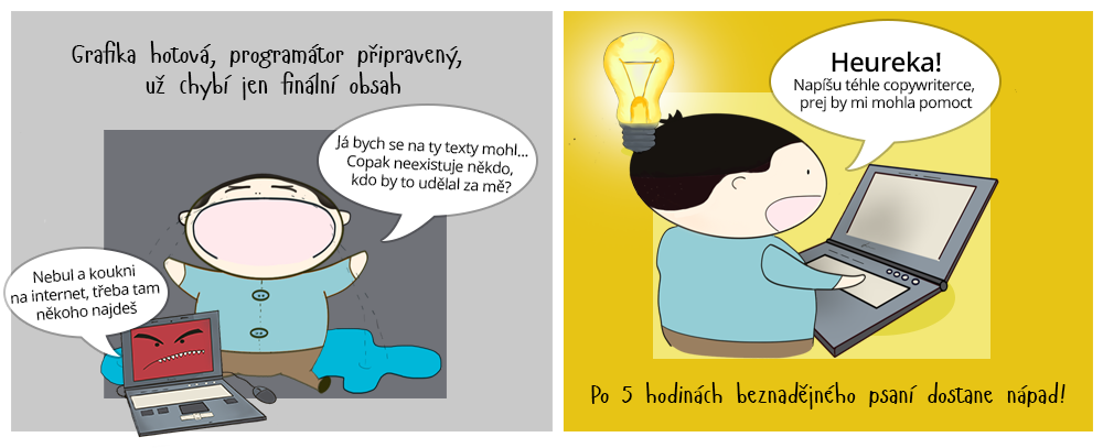 Komiks: Copywriter v akci - Část 1