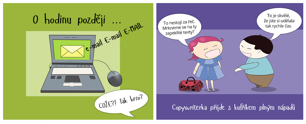 Komiks: Copywriter v akci - Část 2